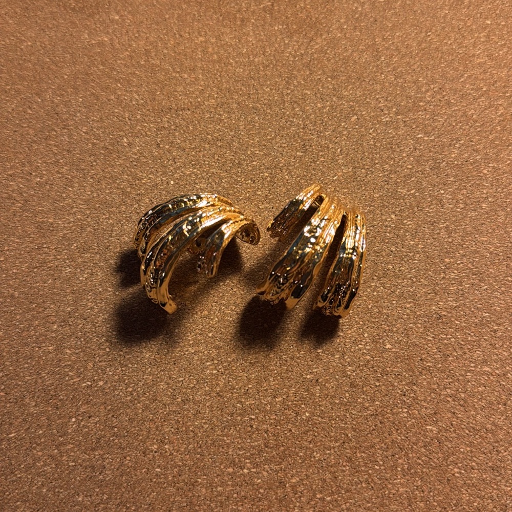 Elegant Gold-Tone Earrings